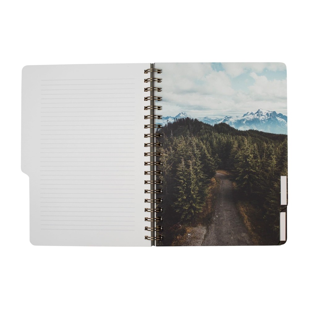 Studio Large Tab Notebook,"Naturalist Notes", Flexible Paperback Cover, 5 Sub...