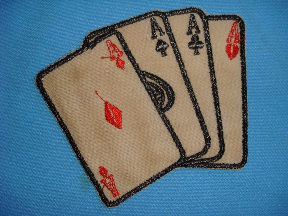 VIETNAM WAR PATCH STACKED DECK NCO CLUB