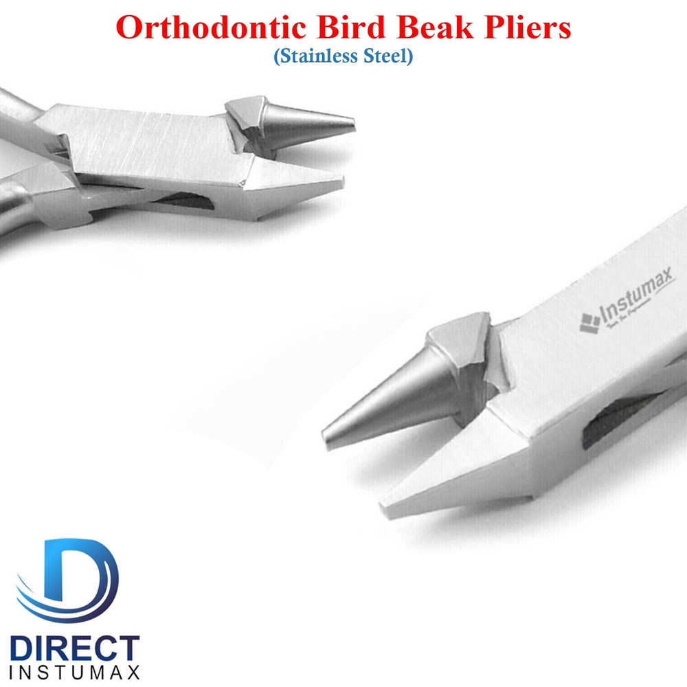 Orthodontic Bird Beak Plier Dental Wire Bending Loop Forming Spring Adjusting CE