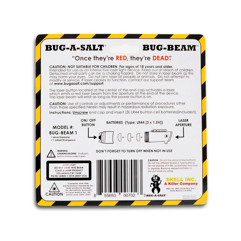 Refurbished BUG-A-SALT Yellow 3.0 Bug-Beam Combo