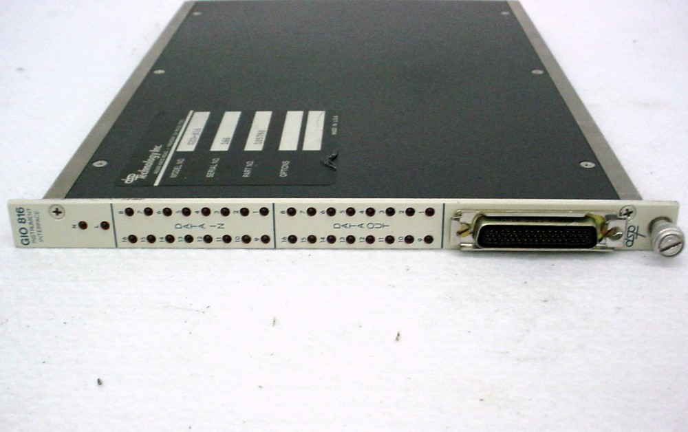 DSP Technologies GIO-816 Instrument Interface 105790, 16 Data Inputs & Outputs