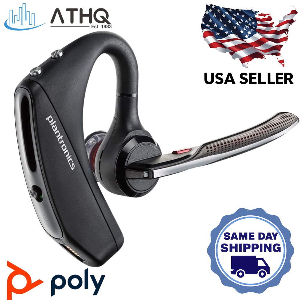 HP Poly Voyager 5200 Bluetooth Headset with USB-A to Micro USB Cable 7S431AA NEW