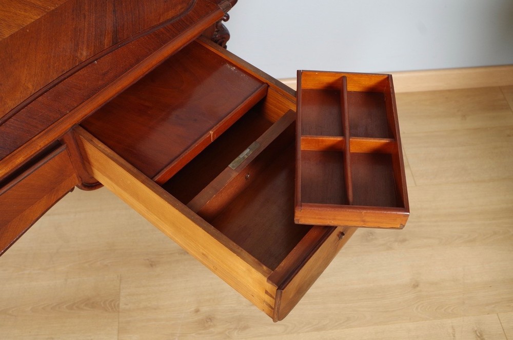 Louis XV Style Bookcase Desk