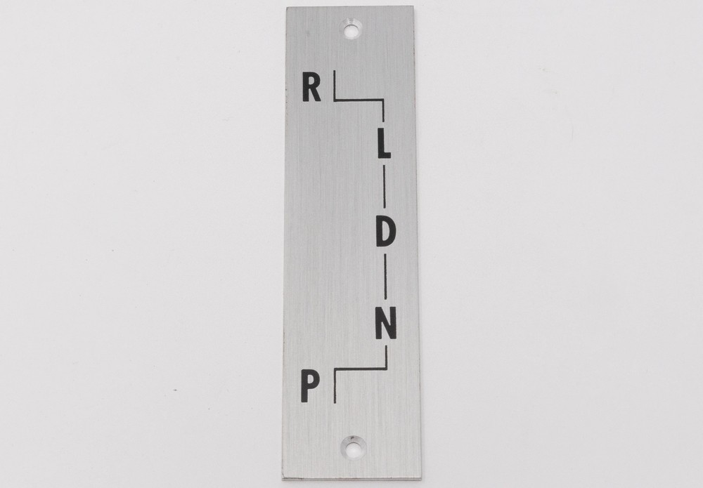 Early 1956 Automatic Shift Pattern Indicator Plate