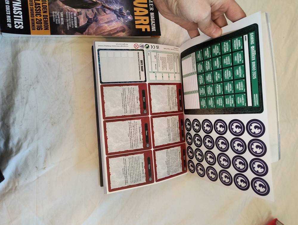 White Dwarf Tyranid / Genestealer Cult Bundle Includes Unpunched Ability Tokens