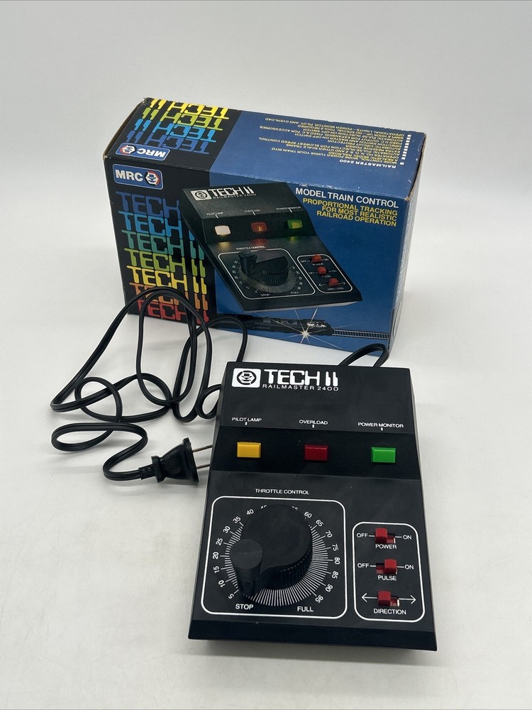 MRC Tech II Railmaster 2400 Railroad Model Train Control Transformer