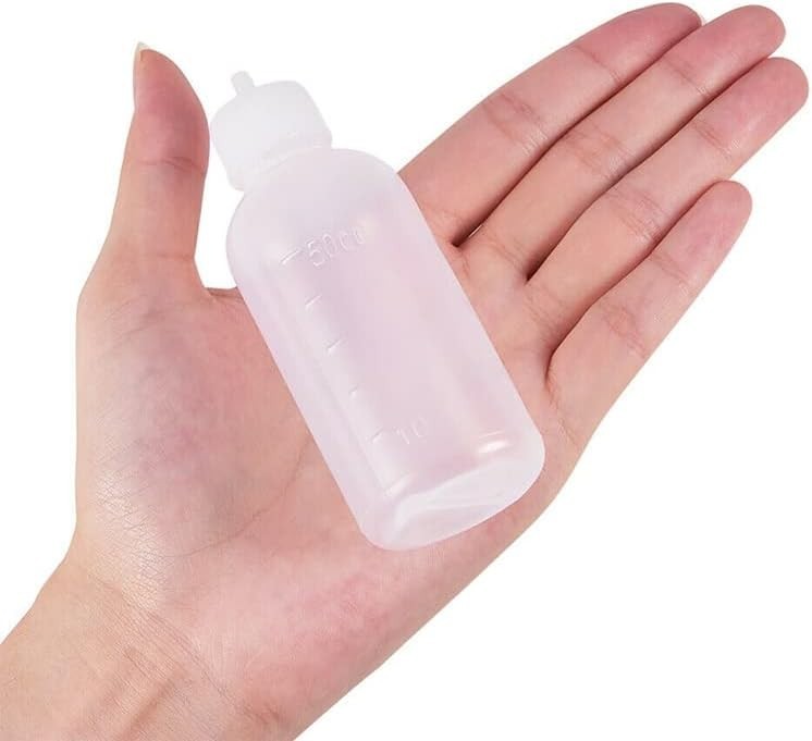 Reusable 50cc Glue Squeeze Bottles - Perfect for Precise Crafting Needs