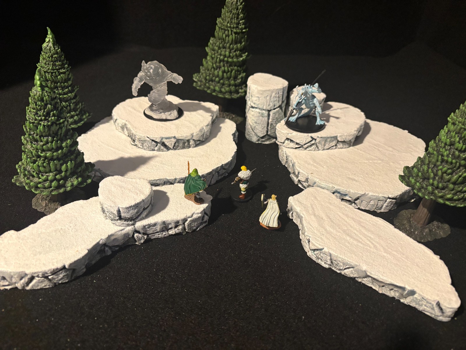 Stackable Arctic Hill Terrain Risers