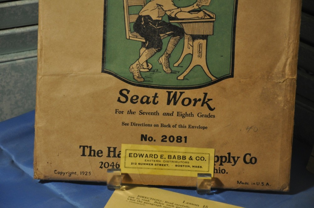 1925 Summarizing Paragraphs Self Supervised Seat Work 7th 8th Grade Learning Mat