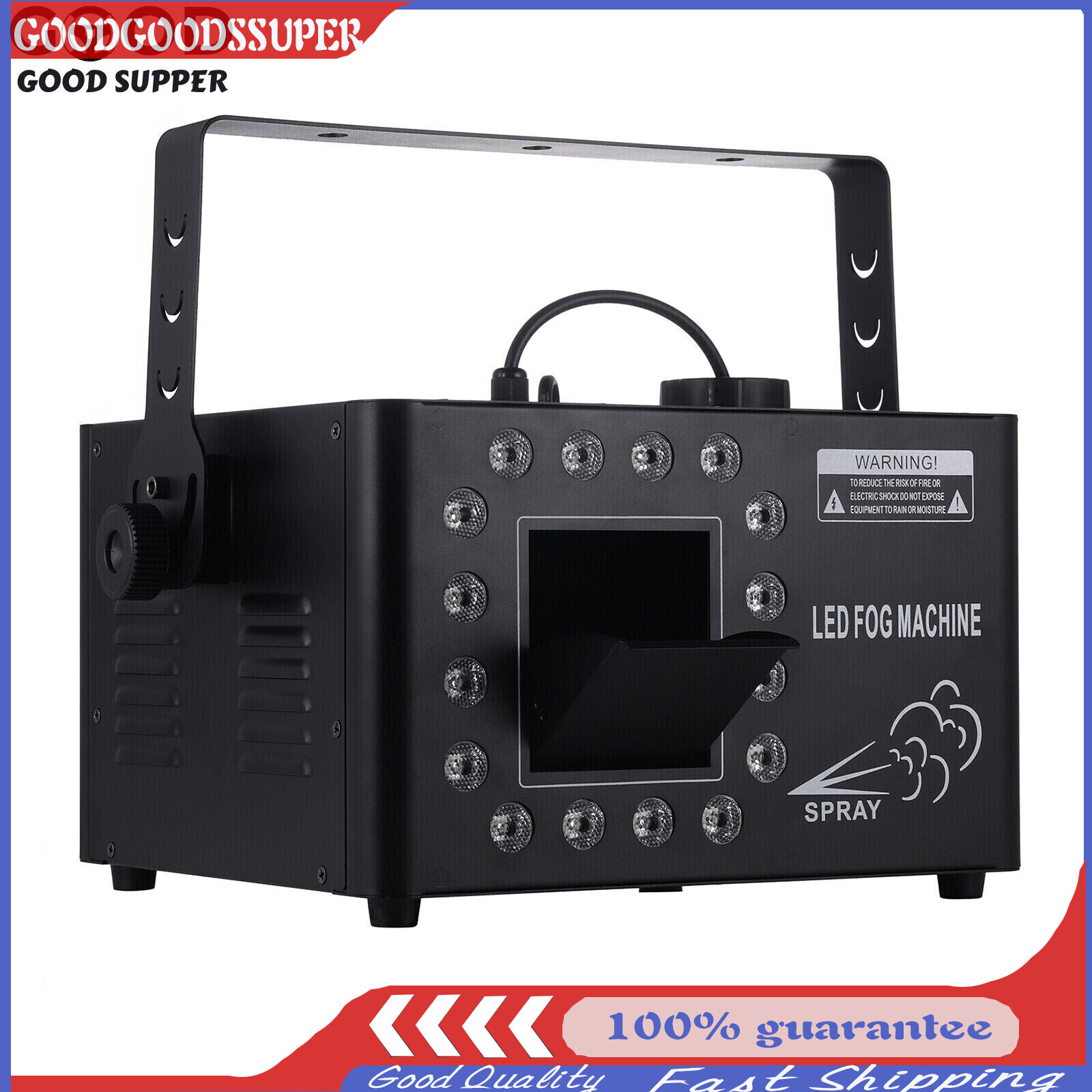 1500W Low Profile Hazer Haze Smoke Machine DMX Theater DJ Party Stage Effect