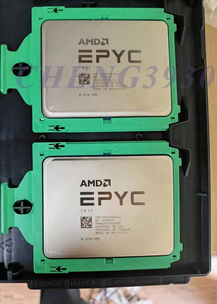 AMD epyc Rome 7d12 32 Core sp3 1.1ghz-3.0ghz CPU processor