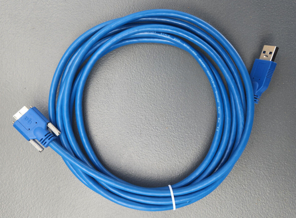 ~10 Ft USB 3.0 cable Type-A to Micro-B screw lock