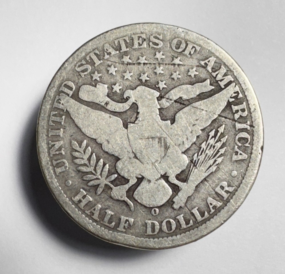 1900 O Barber Half Dollar 90% Silver -0328