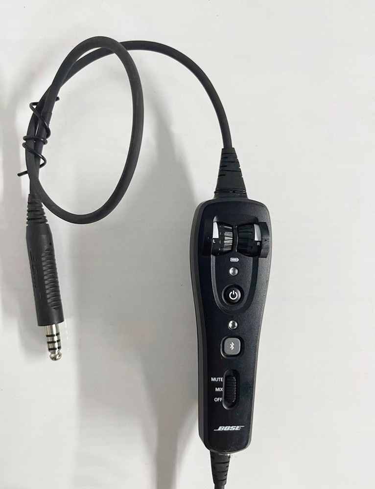 Bose A20 Bluetooth Control Module Triple Cable Boom Mic U174 Straight Cord