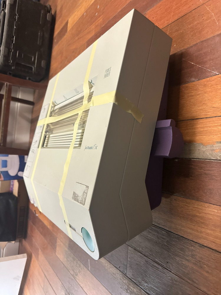 POWIS PARKER FASTBACK MODEL 15 SADDLE POINT TAPE BINDING MACHINE