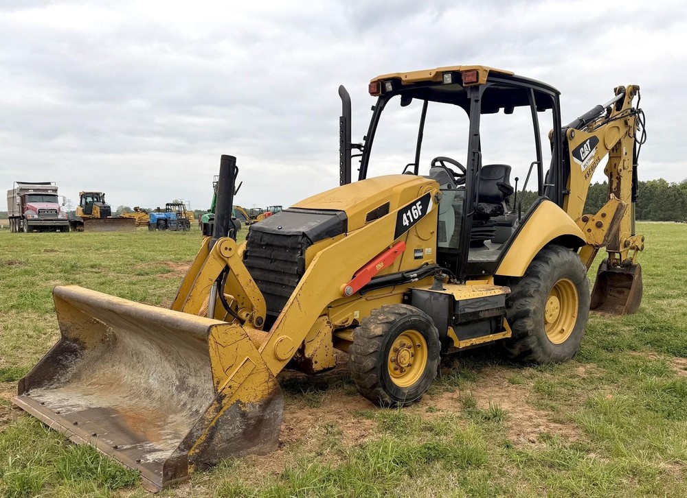 2014 CATERPILLAR 416F2 OROPS 4WD BACKHOE LOADER TRACTOR WITH AN EXTEND A HOE