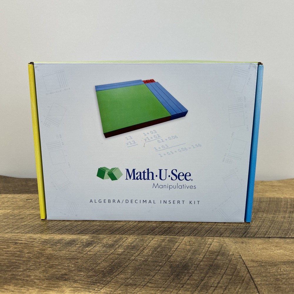 Complete- Math U See Algebra Decimal Insert Kit - Homeschool Demme Math