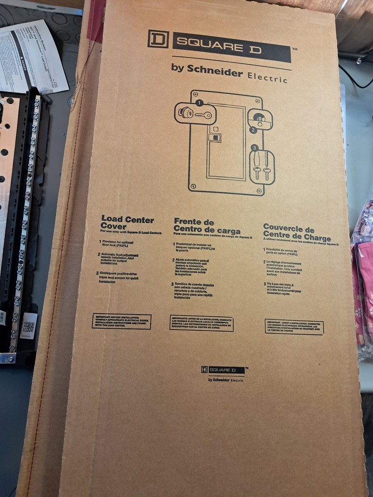 HomeLine Square D Indoor Load Center Electrical Panel Plug-on Neutral Ready New