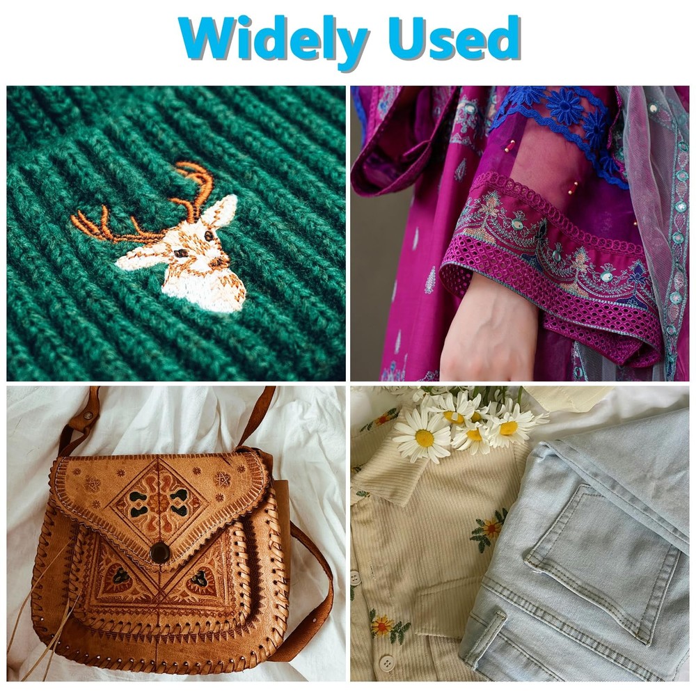 100pcs bobbin Threads kits, 400yard Per Polyester Thread Spool Set Matching P...