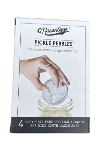 Masontops Pickle Pebble Fermentation Weights Wide Mouth