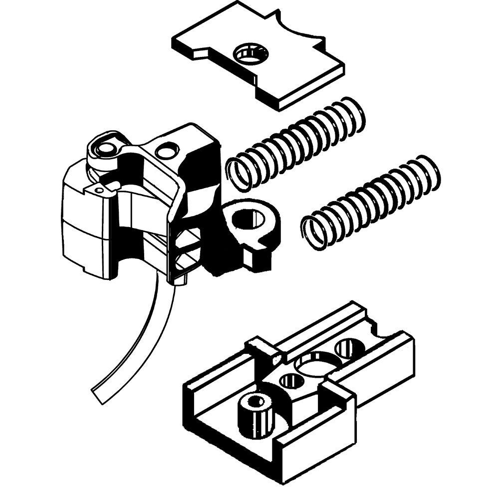 Kadee G scale ~ #909 Type E Large Offset Couplers w/truck mount gearboxes ~ New