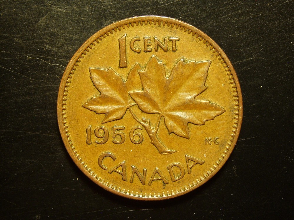 CANADA  1956  1  CENT COIN  #7