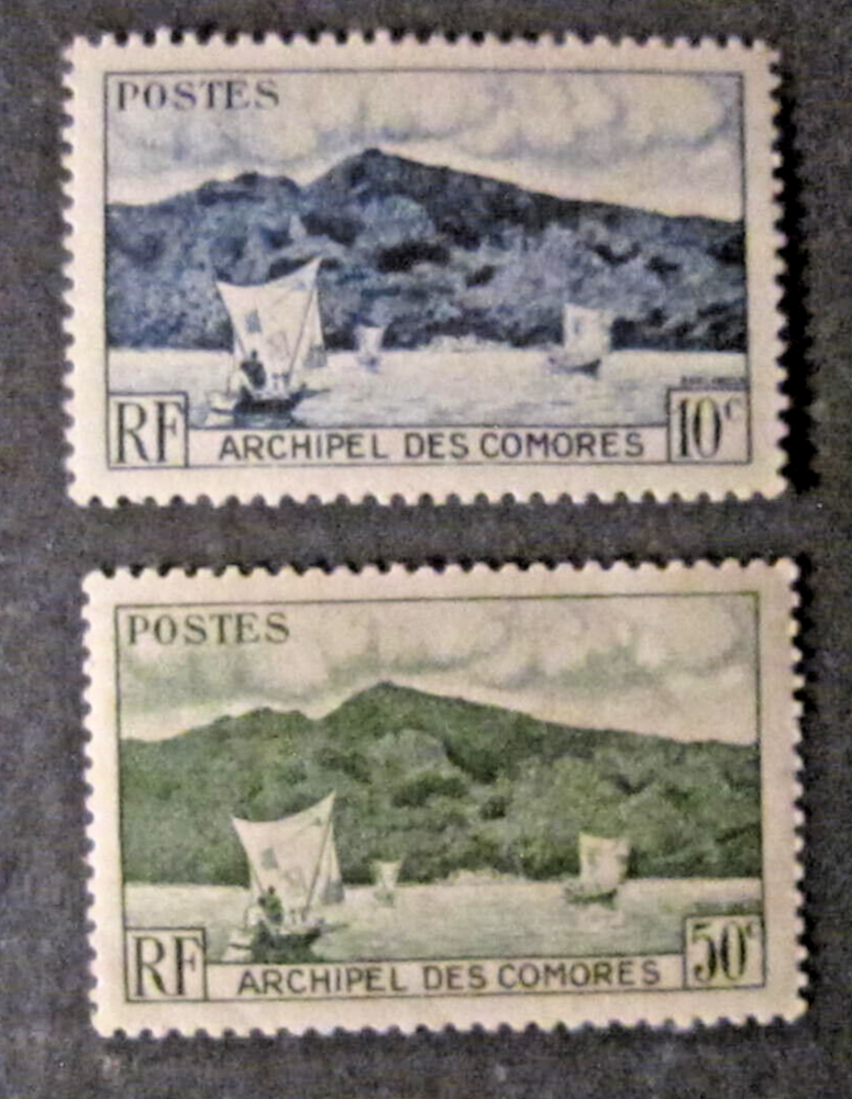 Archipel des Comores , 10, 50 C ,postfr.