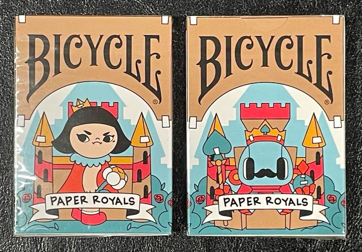 1 DECK Bicycle Paper Royals playing cards USA SELLER!