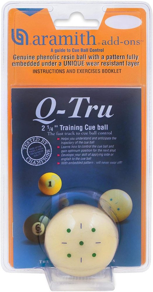 Q-Tru Training Cue Pool Billiard Ball