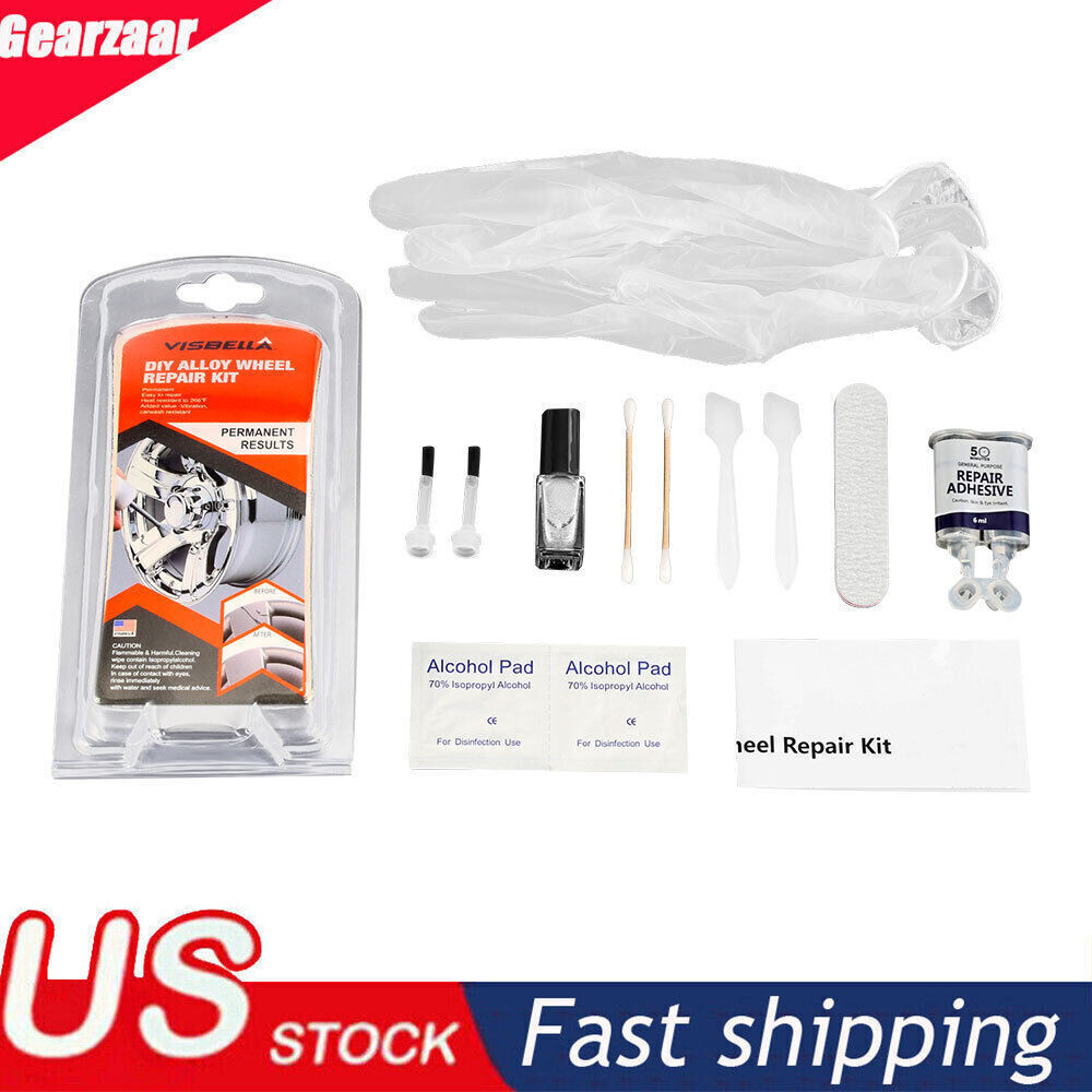 DIY Car Auto Rim Dent Scratch Alloy Wheel Repair Adhesive Kit Rim Surface Bfevlo