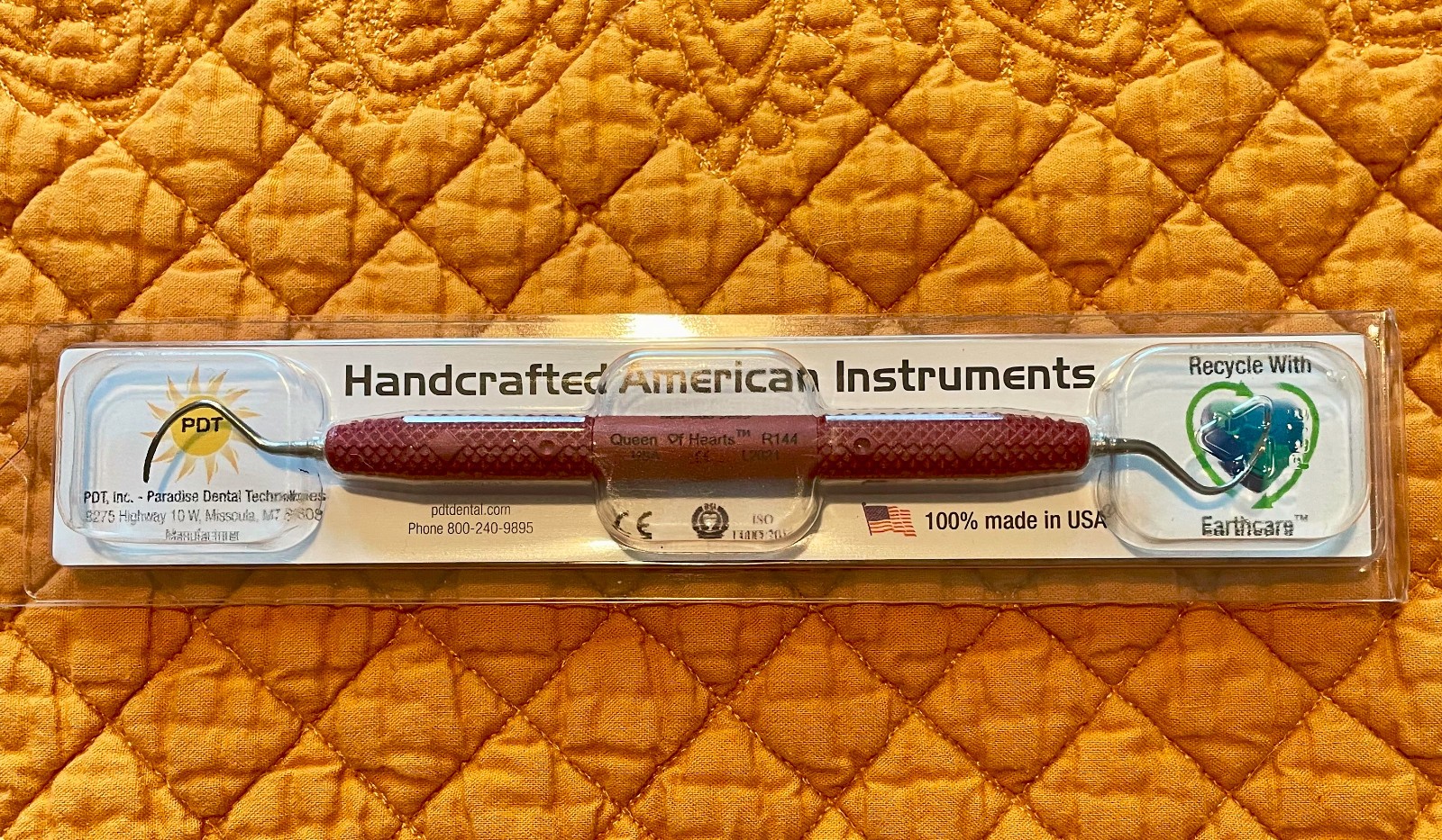 NEW PDT R144 Queen of Hearts Double End Periodontal Finishing Currette