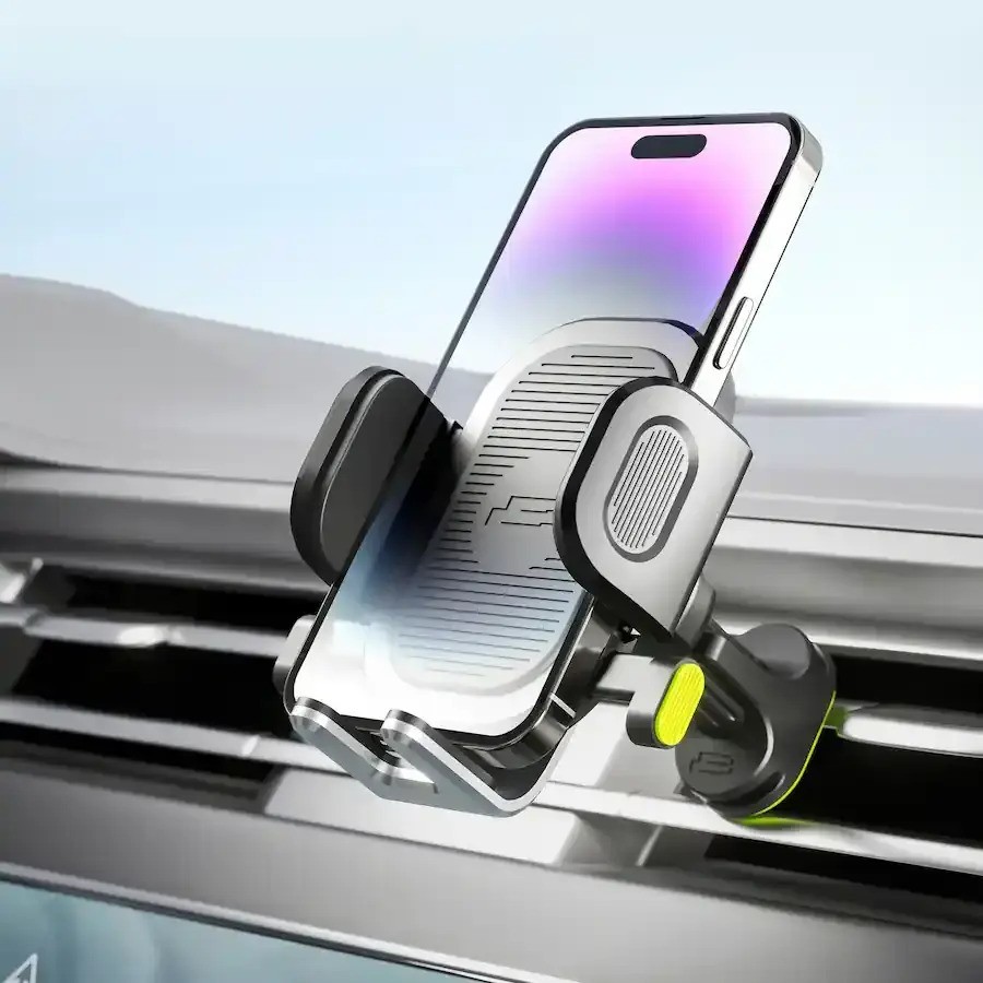 Bracketron - OneClick Ext Window, Dash & Vent Mount for most cell phones - Black