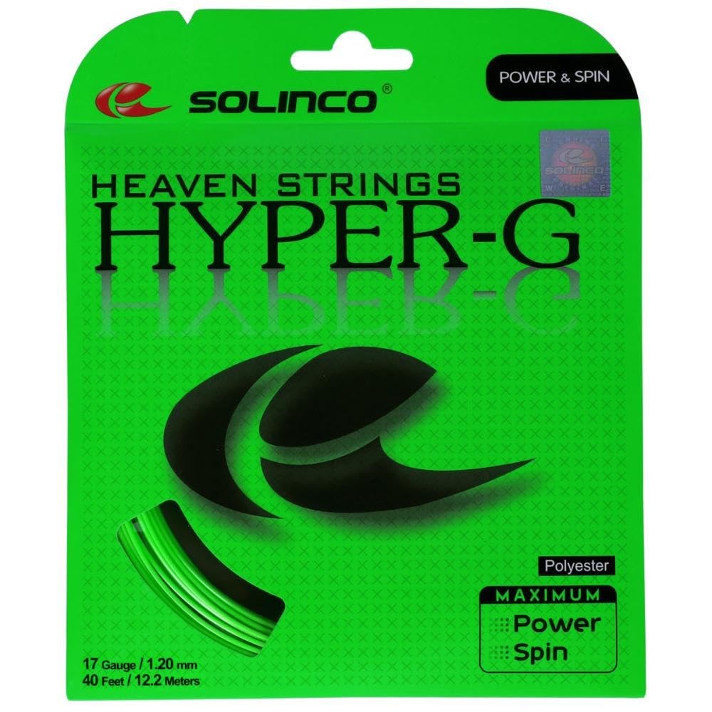 HyperG Tennis Strings Set 17g 1.20mm  Premium Performance & Durability