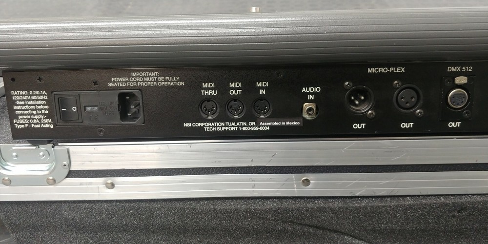 NSI - Leviton MC7524 Lighting controller with road case