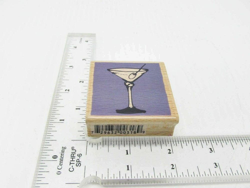 Drinks Rubber Stamp - Stamp Set A800