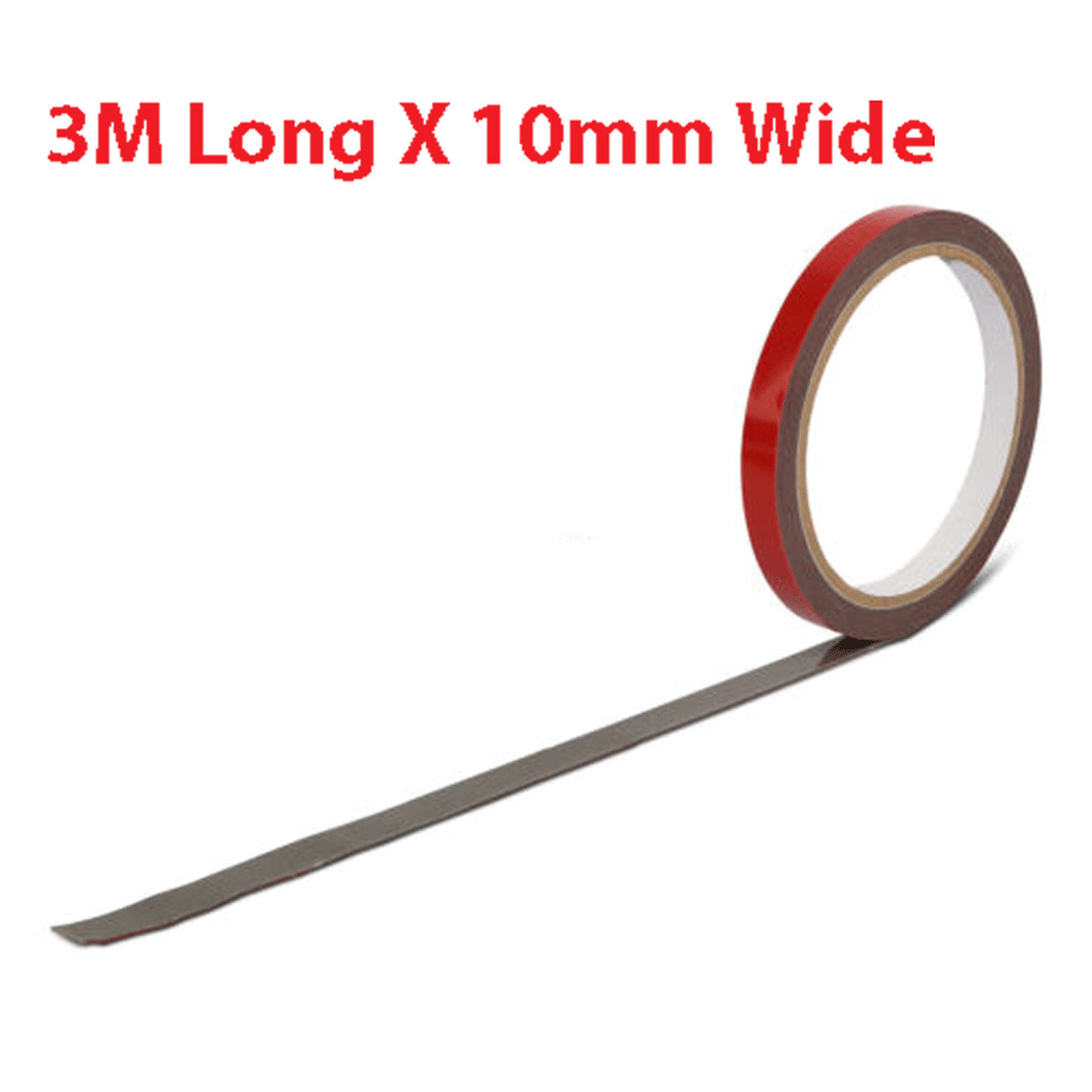 400 Auto Tape Acrylic Foam Double Sided Back Car Mounting Adhesive 3m x10mm 10ft