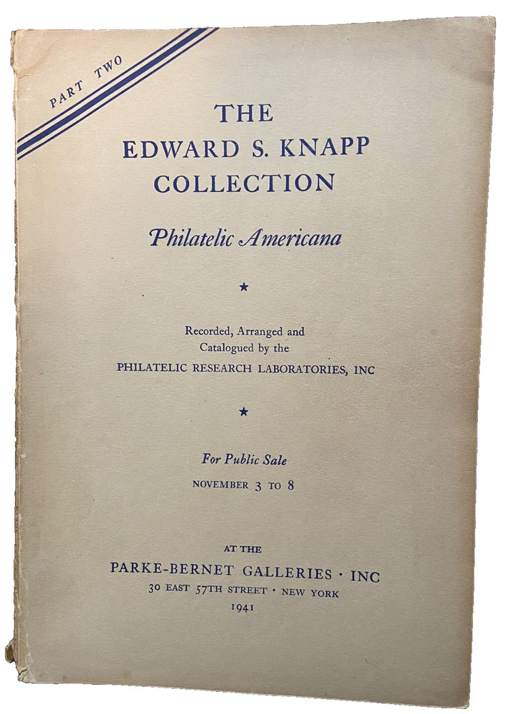 Edward S. Knapp collection -3 auctions 1941-1942, Parke-Bernet