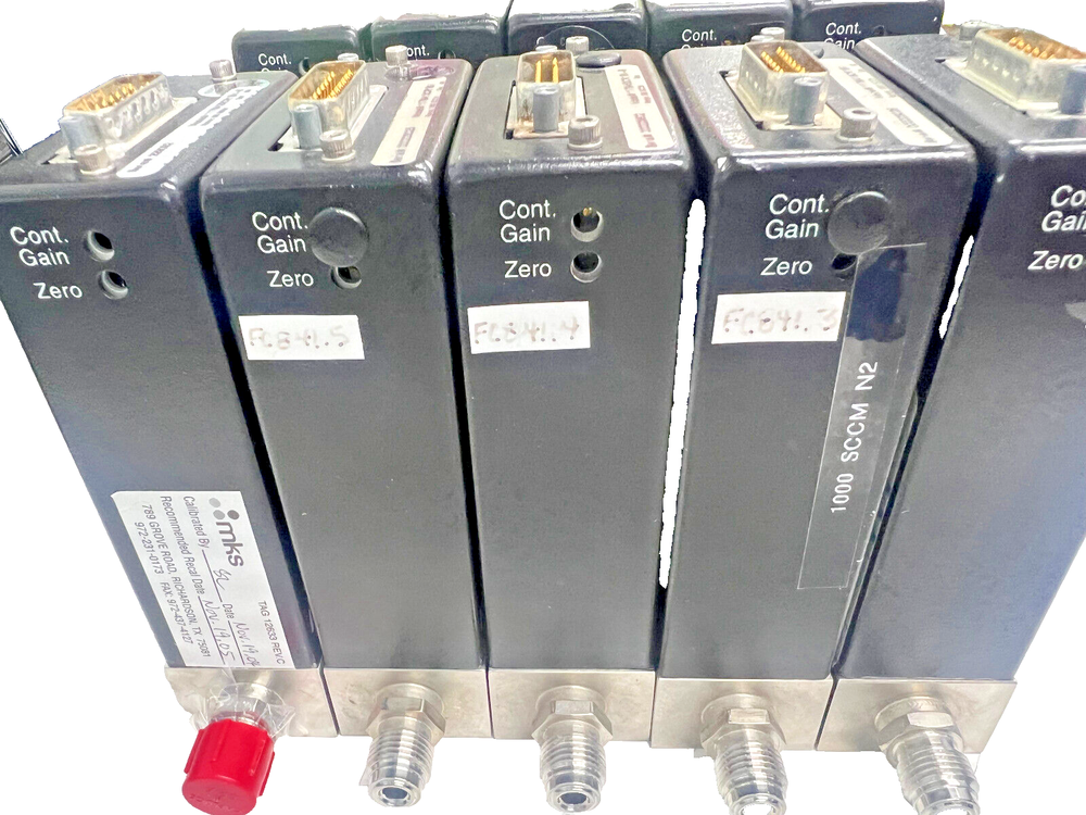 MKS mass flow controllers