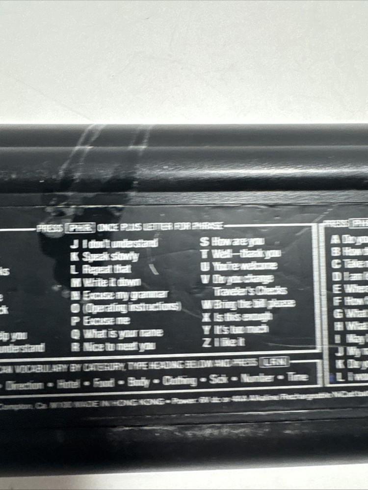 Craig M100 Translator Language Learning 1979 Tested - Powers On