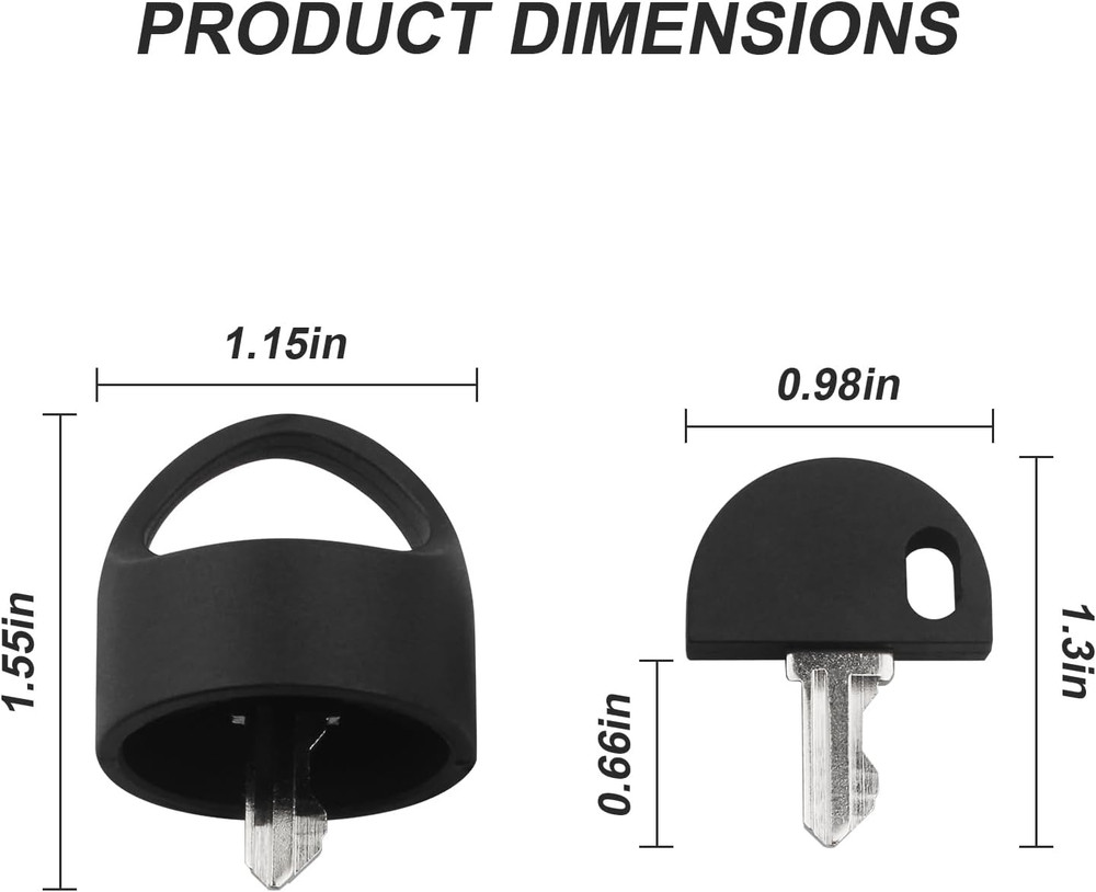For Pride Mobility Scooter Replacement Key Set, Deluxe Easy Pull Key for Pride G