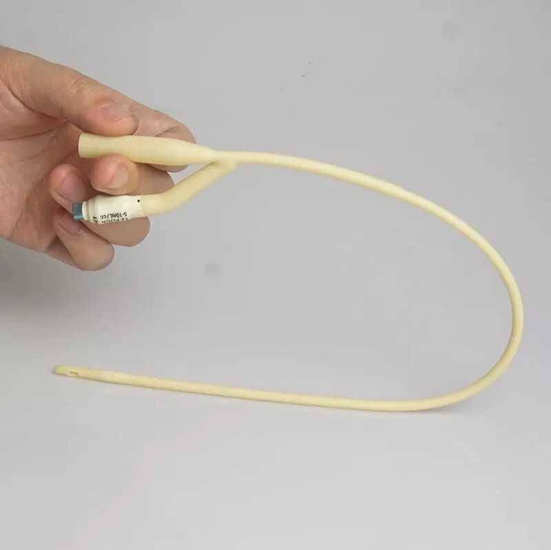 Medical Disposable 2 Way Silicone Urinary Catheter For 12/14/16/18/20/22/24Fr