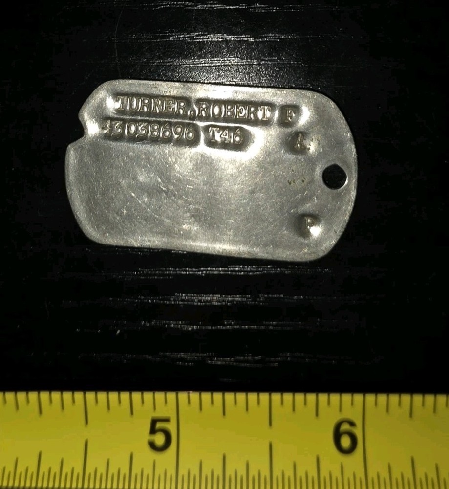Post-WWII T-46 Notched Dog Tag