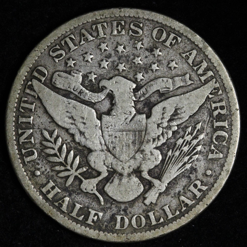 1896 Barber Silver Half Dollar FINE E374 OWMY
