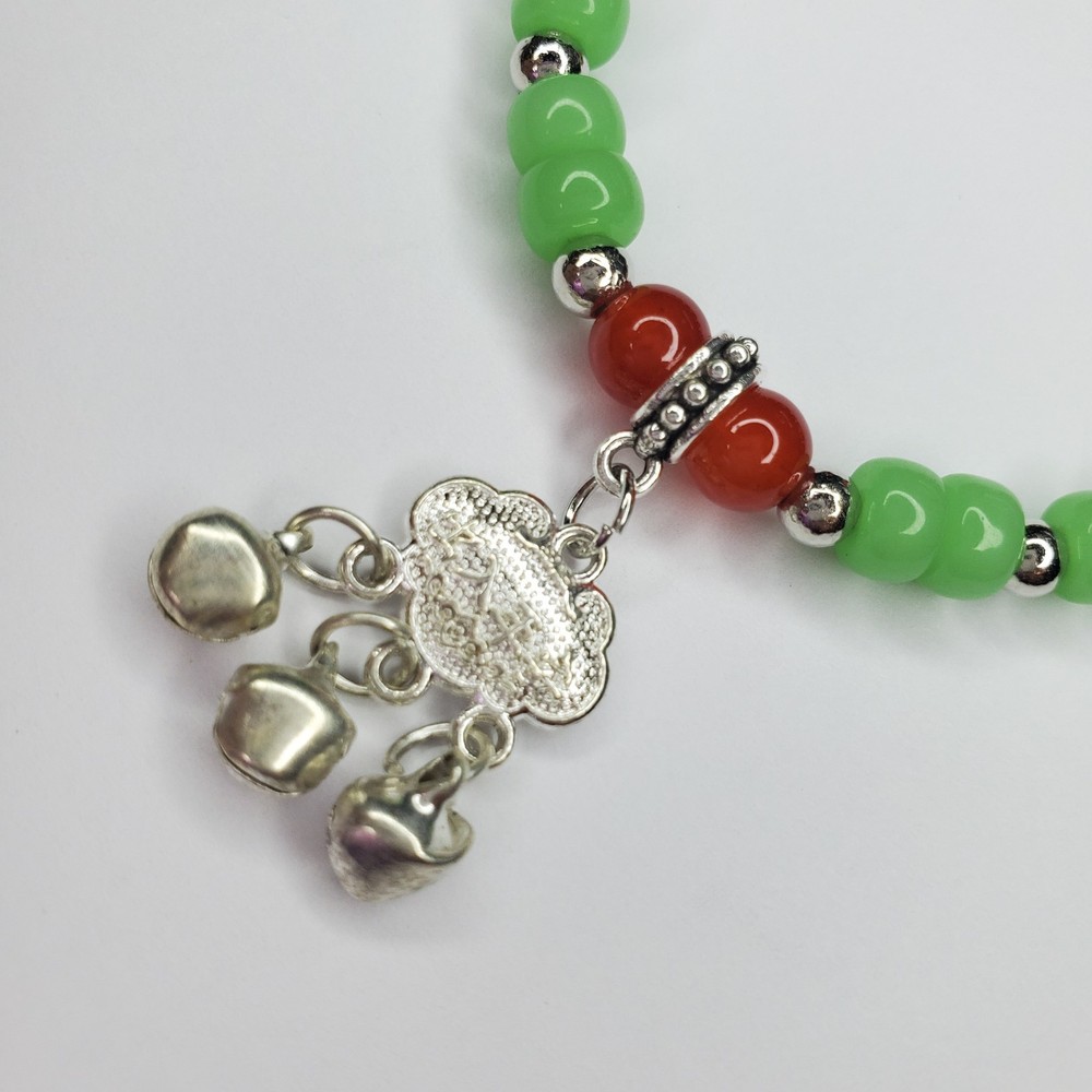 Hand crafted artisan unique gemstone bracelet