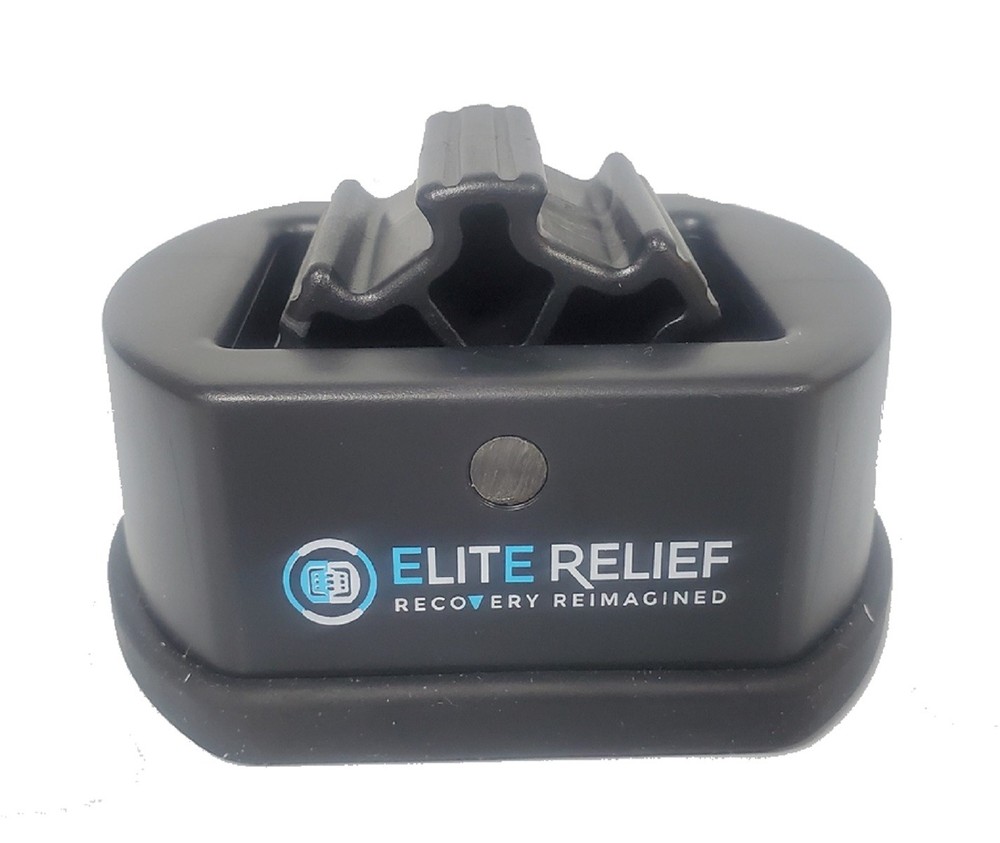 Elite Relief Recovery Roller Massage Roller for OnTheGo BLACK