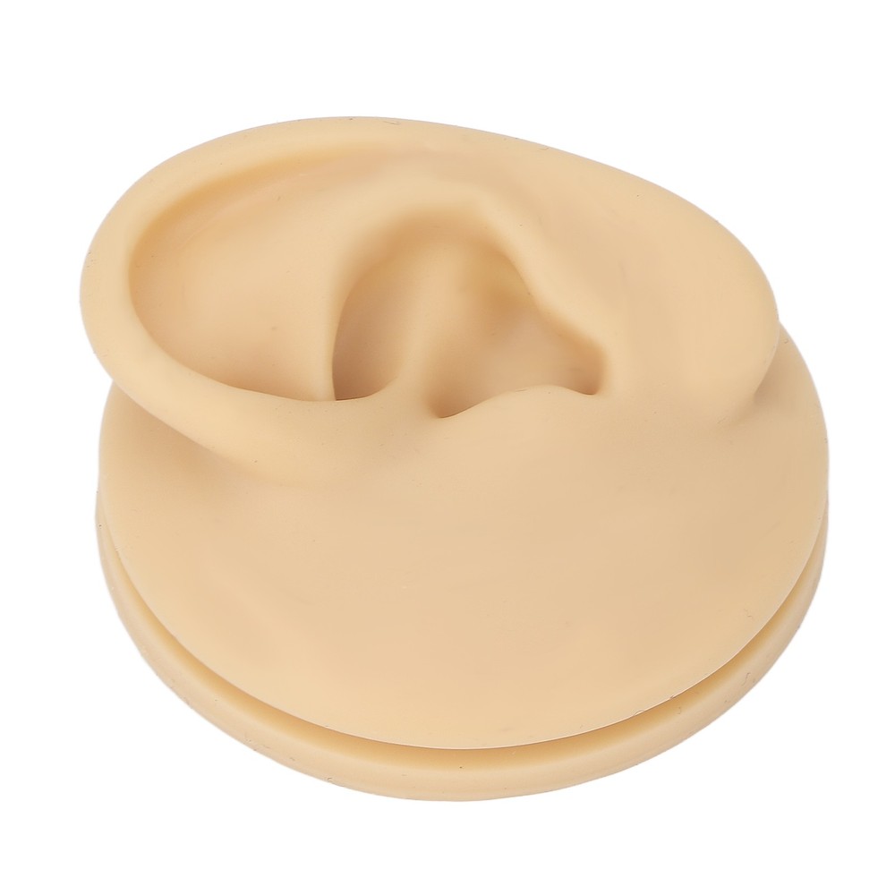 1Pc Soft Silicone Human Ear Model For Ear Acupuncture Practice New