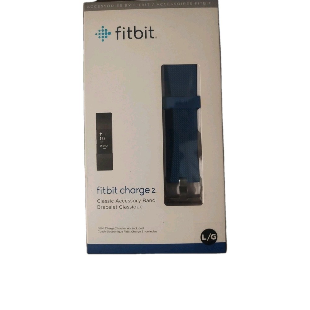 Fitbit Charge 2 Classic Replacement Band Blue Size L/G