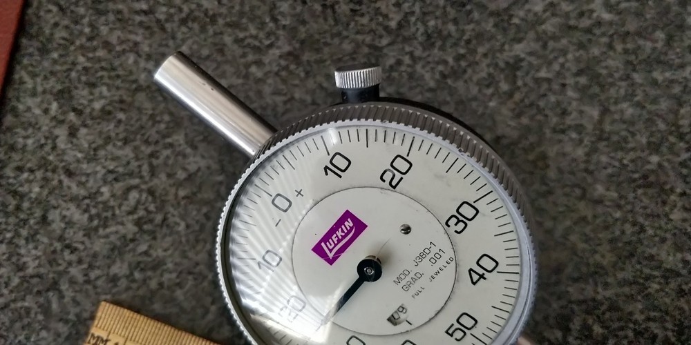 TESTED Dial Indicator: .001"- LUFKIN USA J38D-1 RANGE = 1"