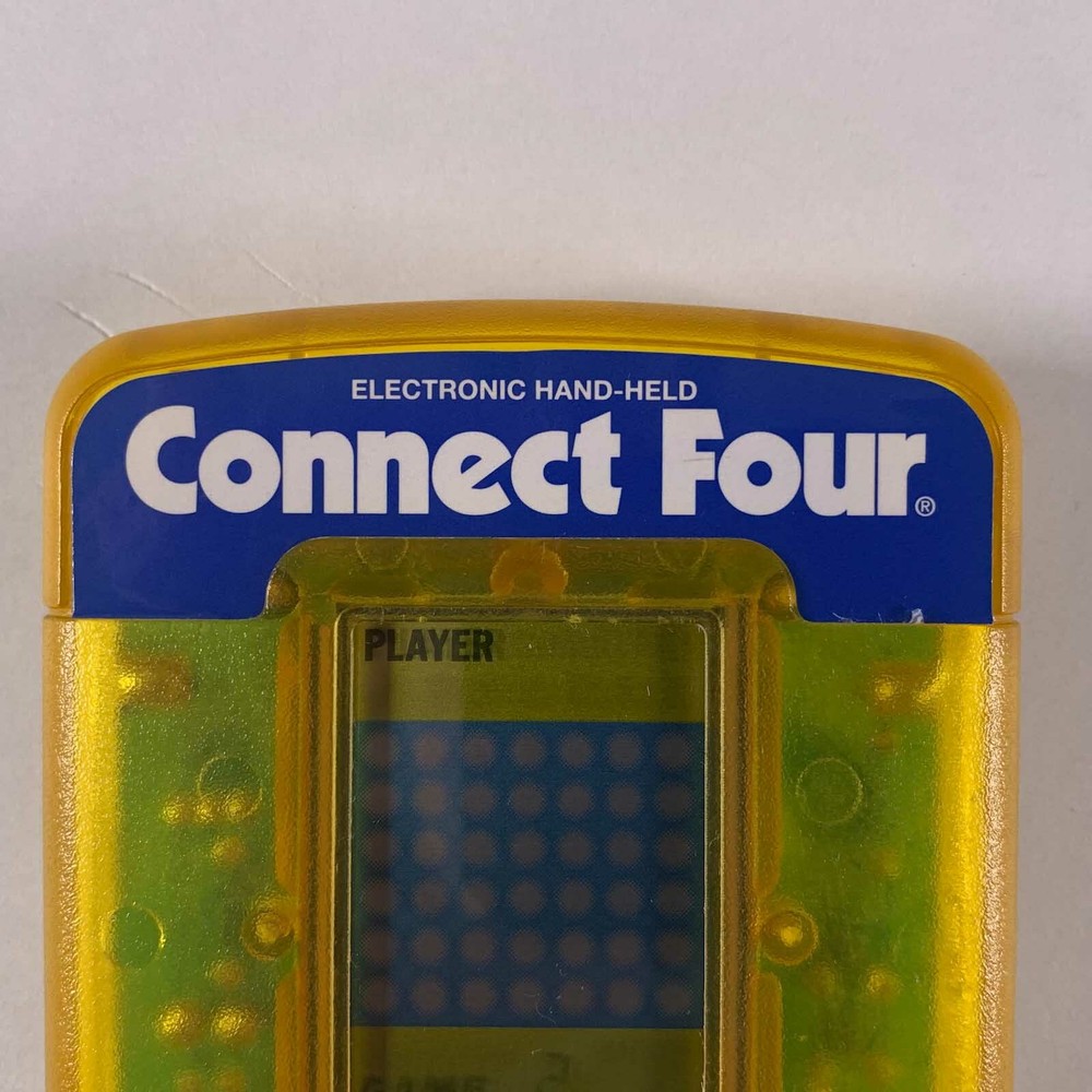 Handheld Electronic Game MB Milton Bradley Connect Four Tested Works B-B