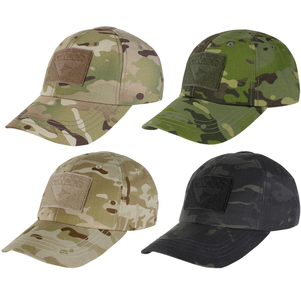 Condor Tactical Operator Adjustable Baseball Cap w/ Hook & Loop Panels Multicam